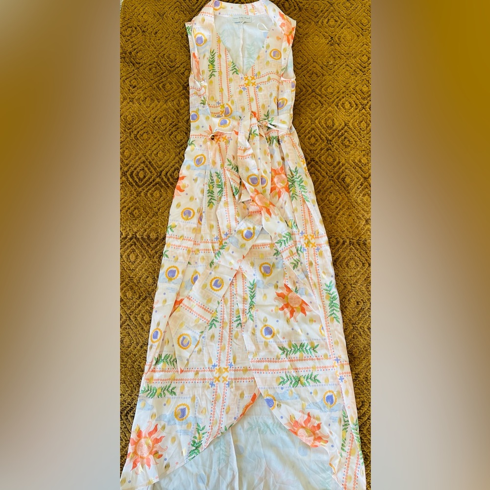 Never fully dressed Silk Wrap dress